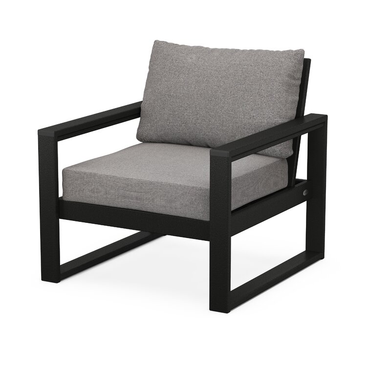 Black outdoor club chair hot sale